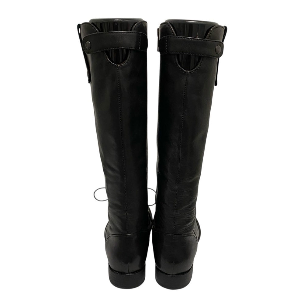 Born Crown Solid Black Leather Upper Boots - image 2